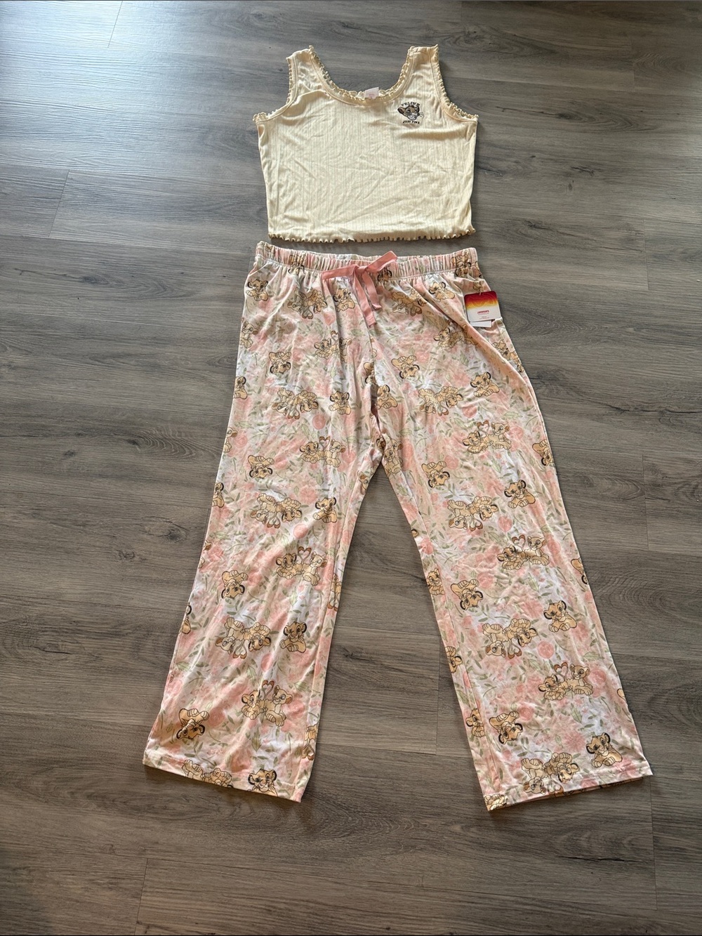 Disney Two-Piece Pajama Set lion king NWT size extr LARGE